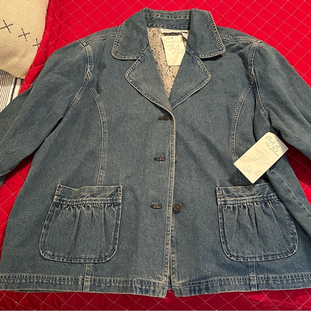 J Jill denim jacket sz 3x